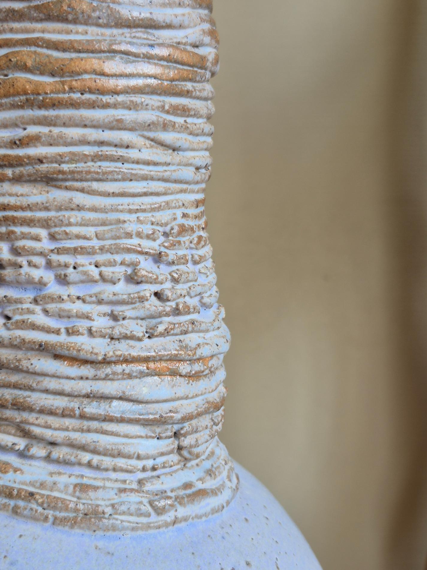Sculptural studio pottery vase