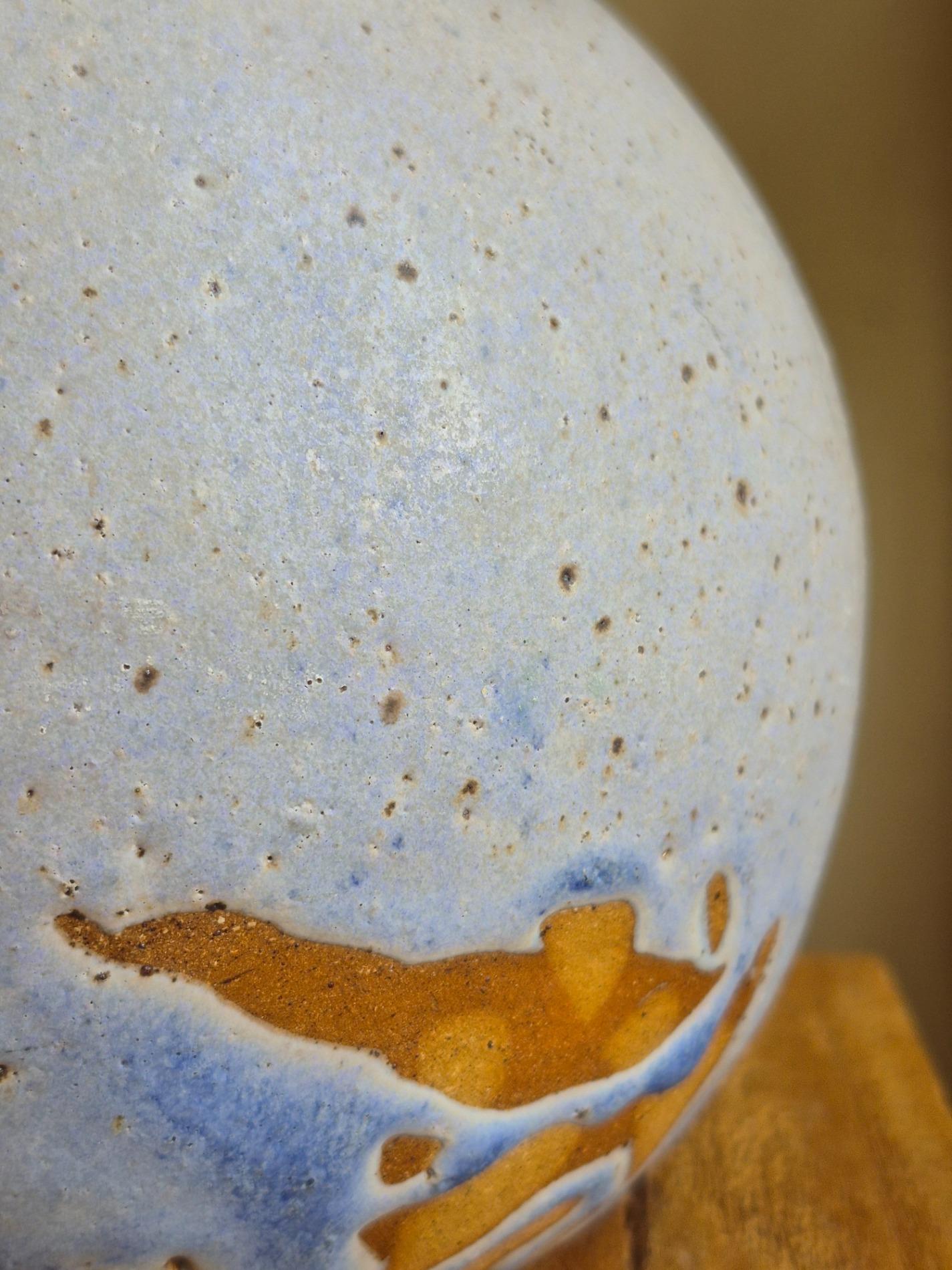 Sculptural studio pottery vase
