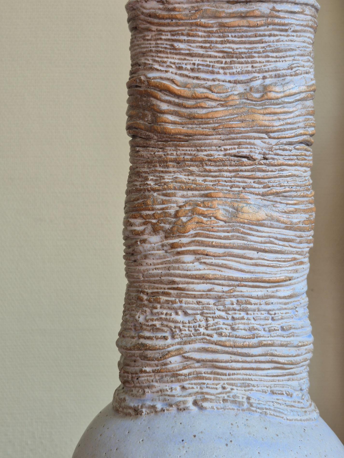 Sculptural studio pottery vase