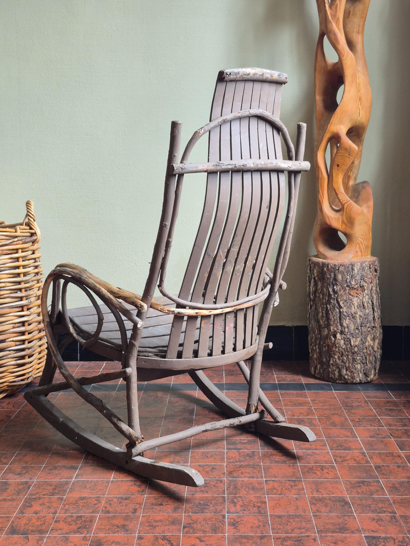 Adirondack rocking chair