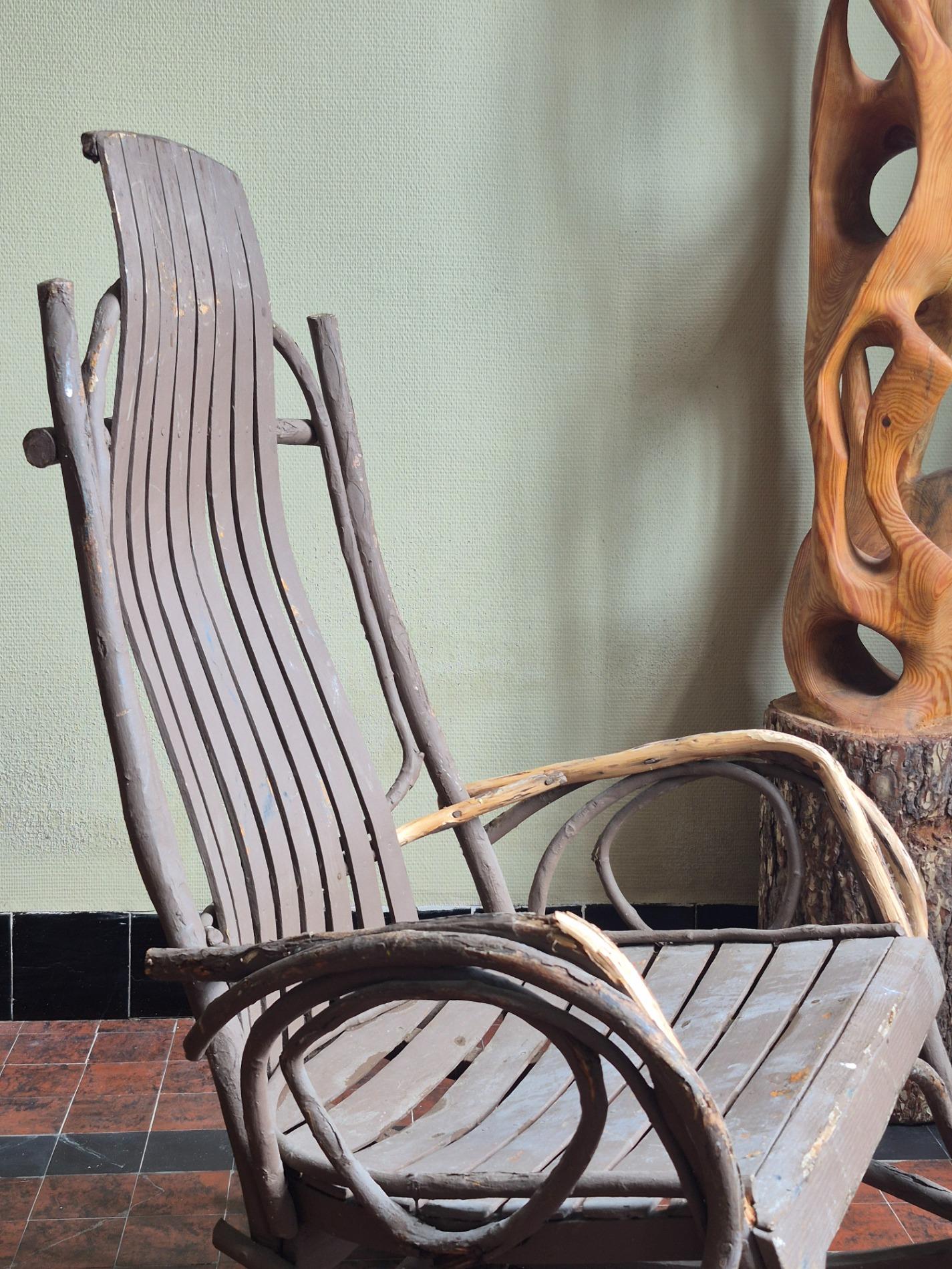 Adirondack rocking chair
