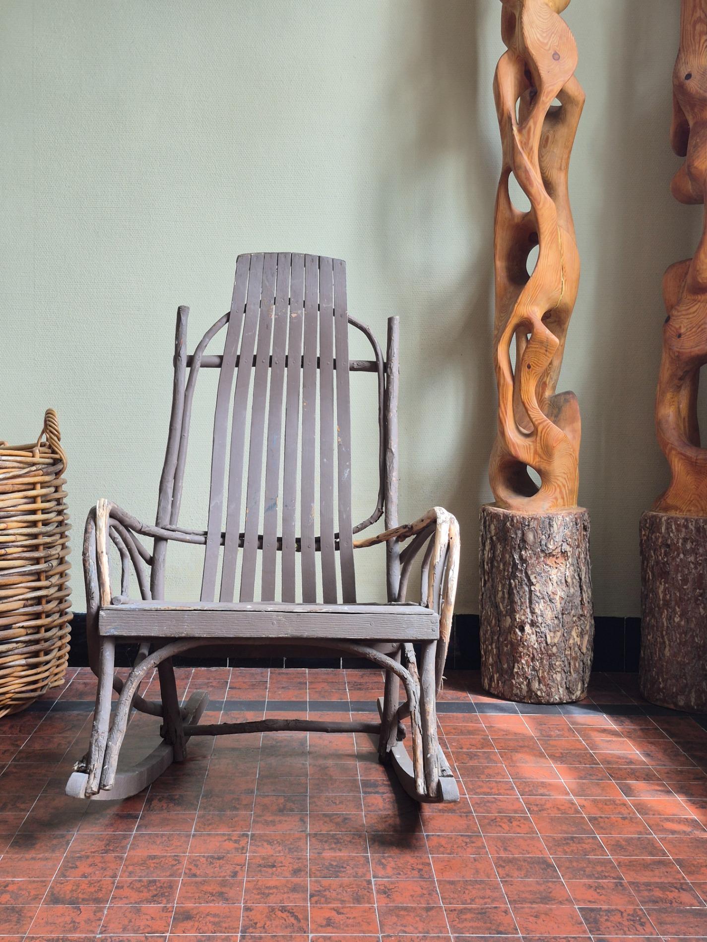 Adirondack rocking chair