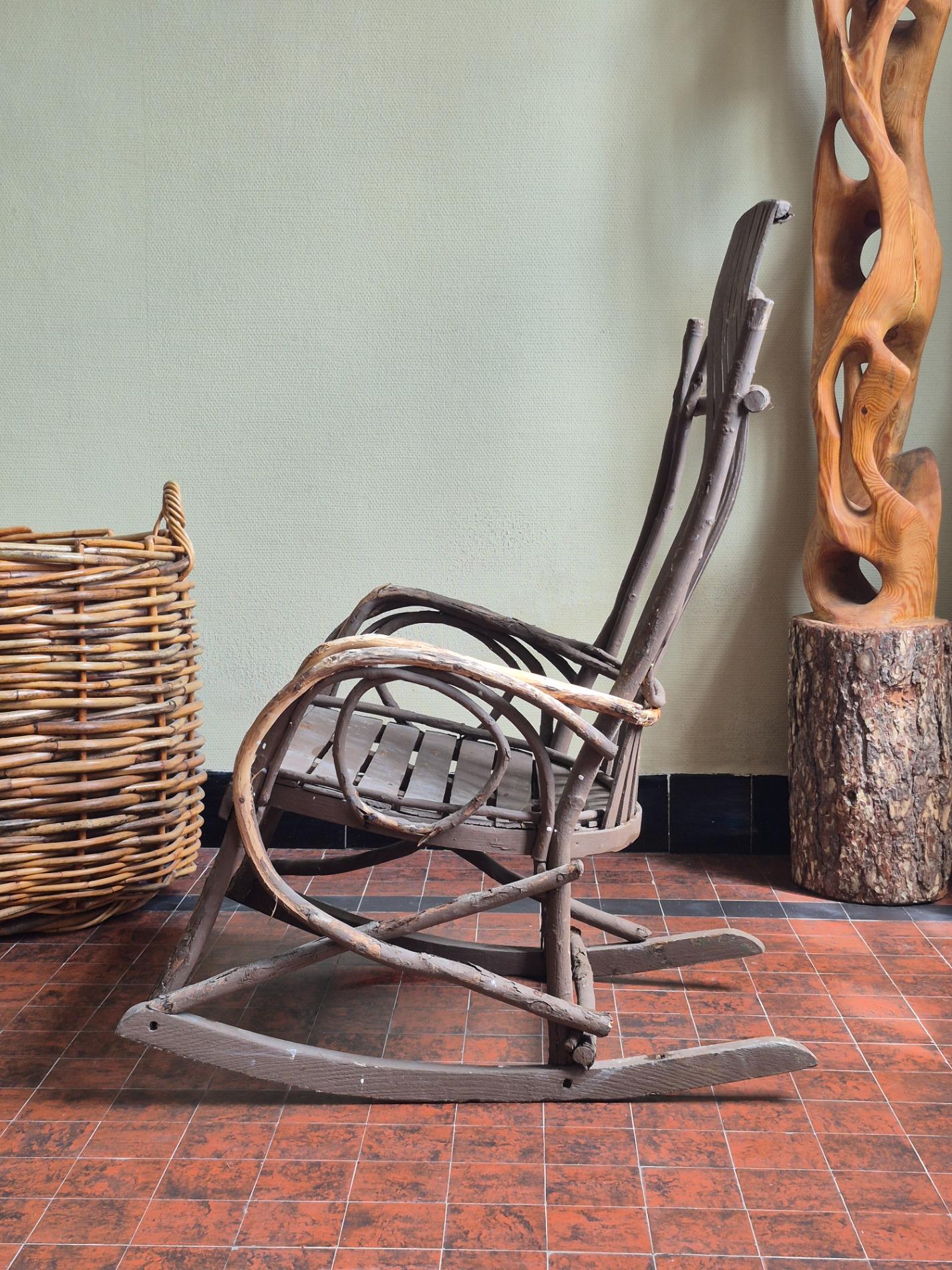 Adirondack rocking chair