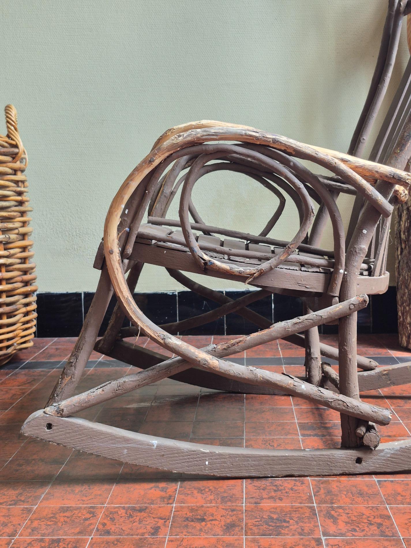 Adirondack rocking chair