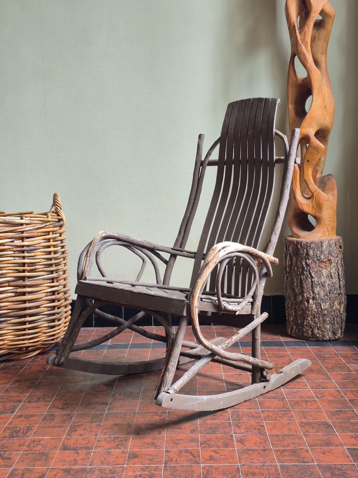 Adirondack rocking chair