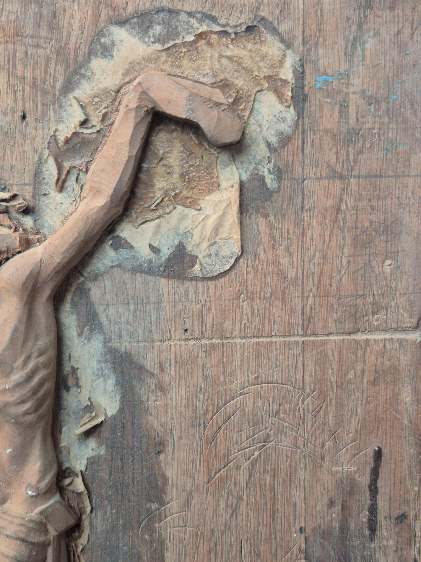 Old wooden mold of a Corpus Christi