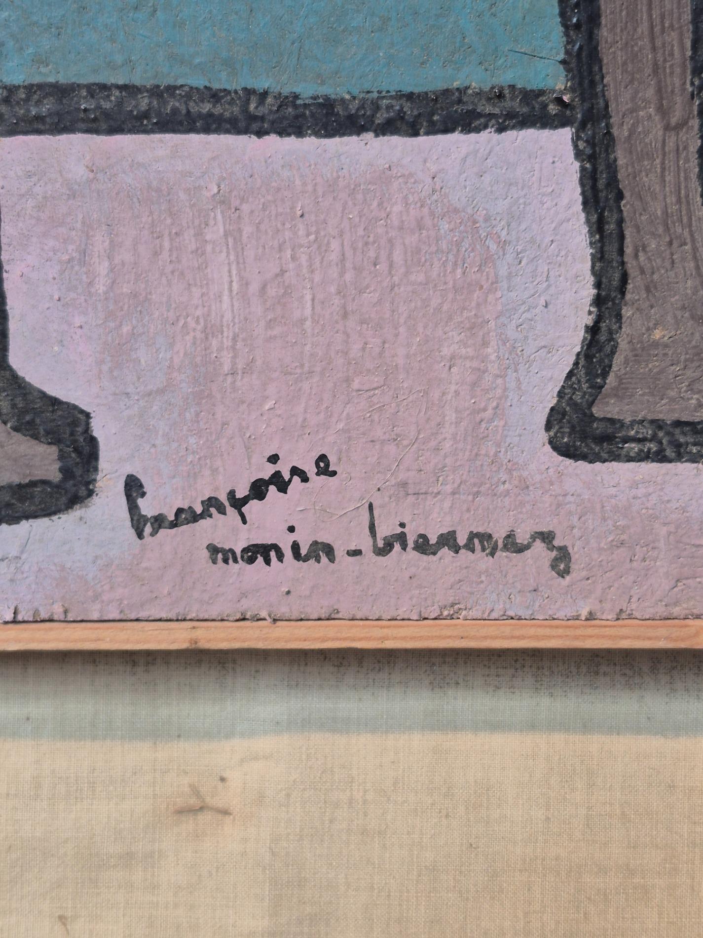 Primitive folk art painting
